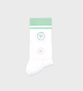 SRHWC Socks - White/Washed Kelly