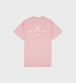 Syracuse T-Shirt - Rose/White