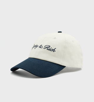 Syracuse Hat - Off White/Navy