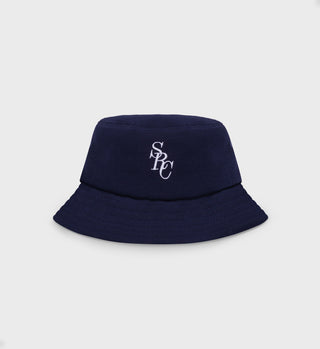 SRC Pique Bucket Hat - Navy/White