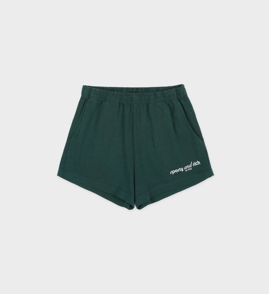 Tank Disco Short - Forest/White