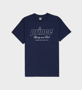 Prince Health T-Shirt - Navy/White