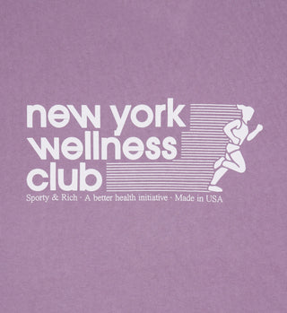 USA Wellness Club Crewneck - Soft Lavender/White