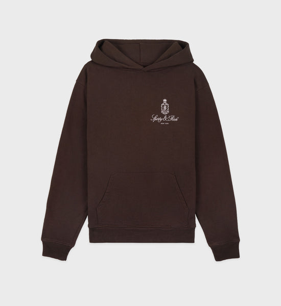 Vendome Hoodie - Chocolate/White