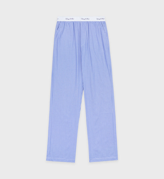 Vendome Pyjama Trousers - Blue Striped