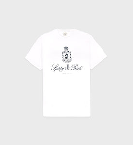 Vendome T-Shirt - White/Navy