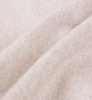 Vendome Wool Varsity Jacket - Oatmeal/Cream