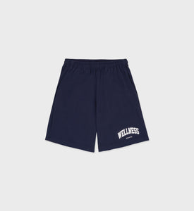 Wellness Ivy Gym Short - Navy/White