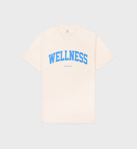 Wellness Ivy T-Shirt - Cream/Ocean