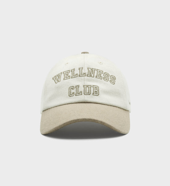 Wellness Club Flannel Hat - Off White/Elephant