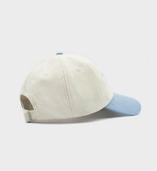 Wellness Club Wool Hat - Off White/Sky Blue