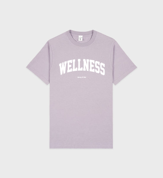 Wellness Ivy T-Shirt - Faded Lilac/White
