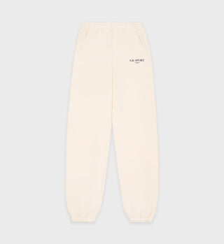 Wimbledon Sweatpants - Cream/Navy