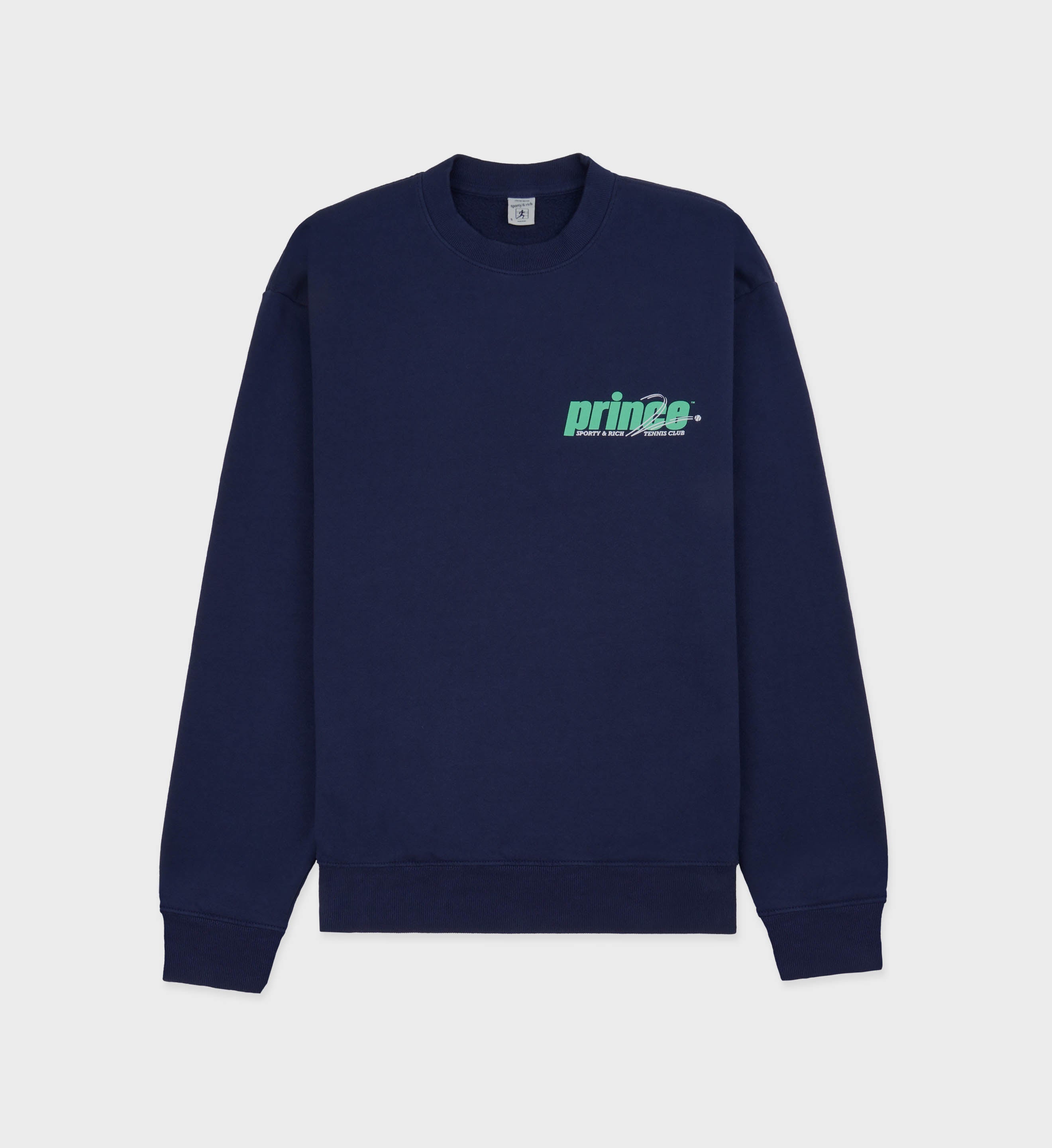 Sporty and rich navy sweatshirt online