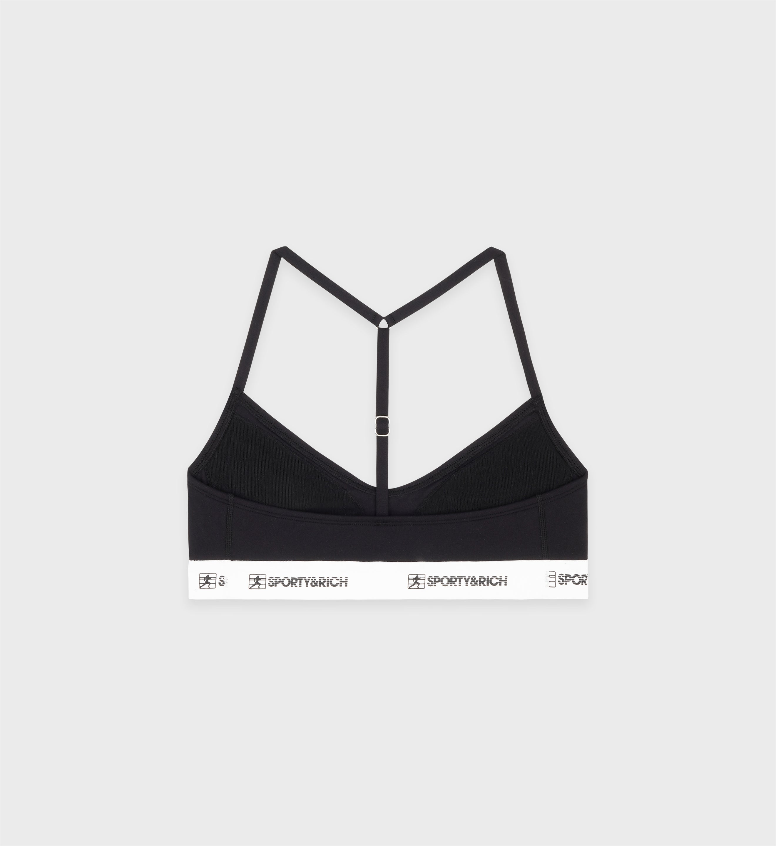 80s Runner Sports Bralette - Black – Sporty & Rich