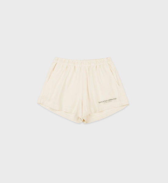Athletic Club Disco Short - Cream/Navy