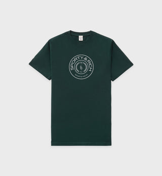 Connecticut Crest T-Shirt - Forest/White