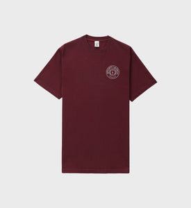 Connecticut Crest T-Shirt - Merlot