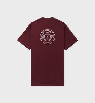Connecticut Crest T-Shirt - Merlot