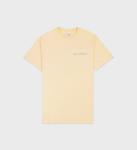 Health Is Wealth T-Shirt - Almond/H2O