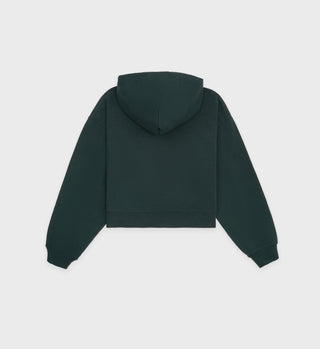 Health Ivy Cropped Hoodie - Forest