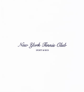 NY Tennis Club Quarter Zip - White/Navy