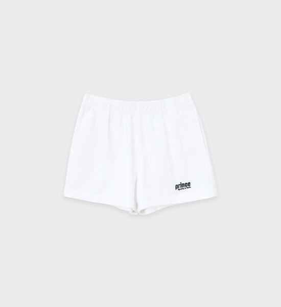Prince Sporty Pique Short - White