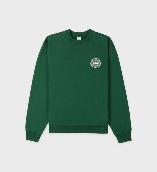 Prince Crest Crewneck - Pine