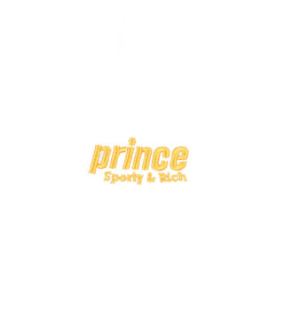 Prince Sporty Terry Short - White/Yellow