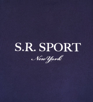 SR Sport Crewneck - Navy/White