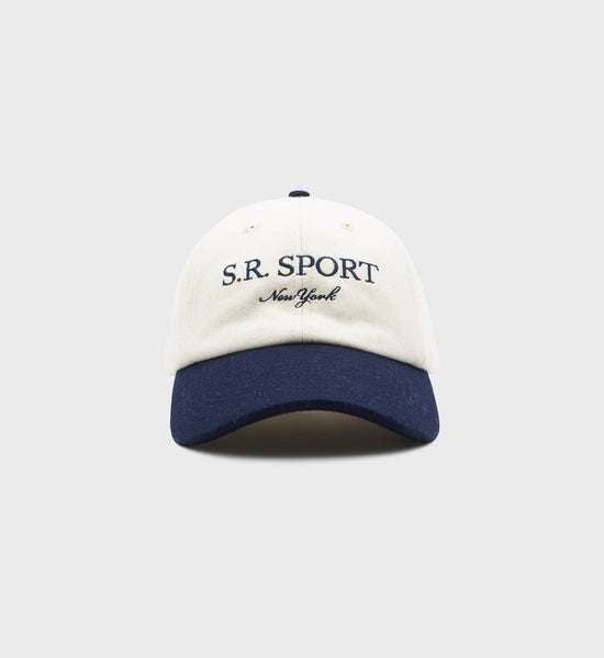 SR Sport Flannel Hat - White/Navy