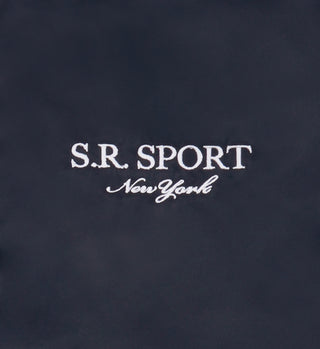 SR Sport Varsity Jacket - Navy/White
