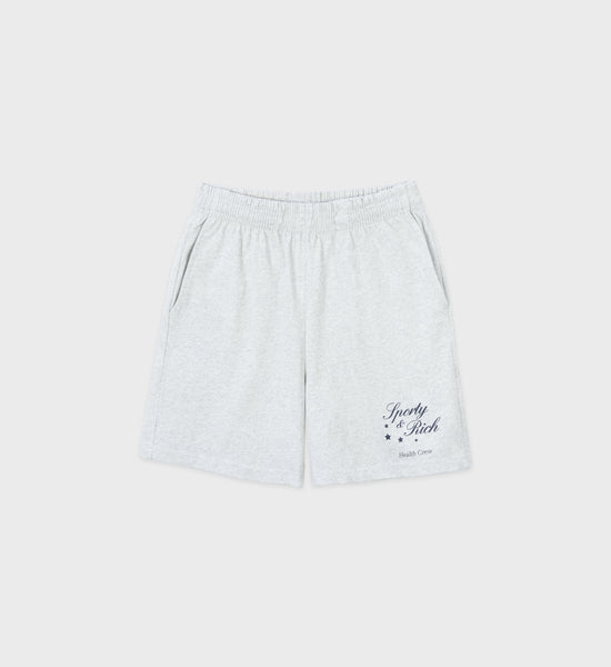 Stars Health Crew Gym Short - Heather Gray