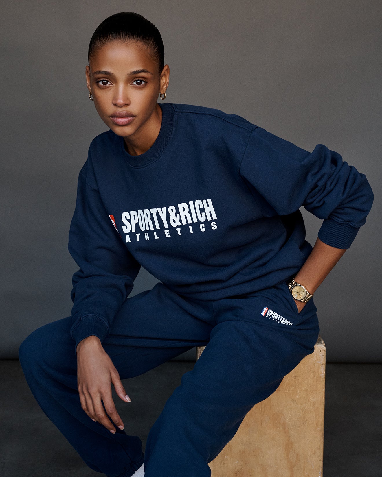 Team Logo Sweatpant - Navy