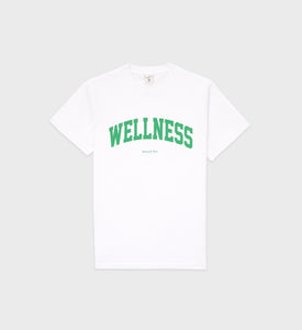 Wellness Ivy T-Shirt - White/Jolly Green