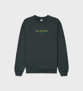 Wimbledon Crewneck - Faded Black